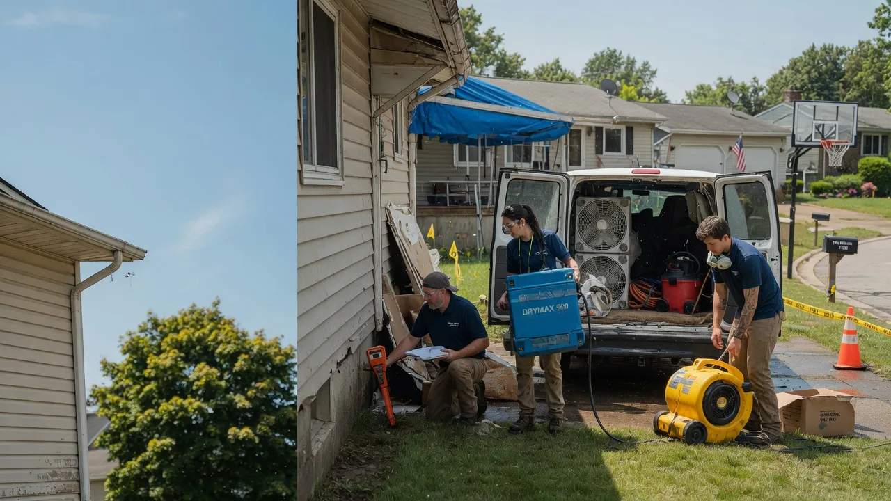 Ceiling Leak Cleanup in Miamisburg, OH near me